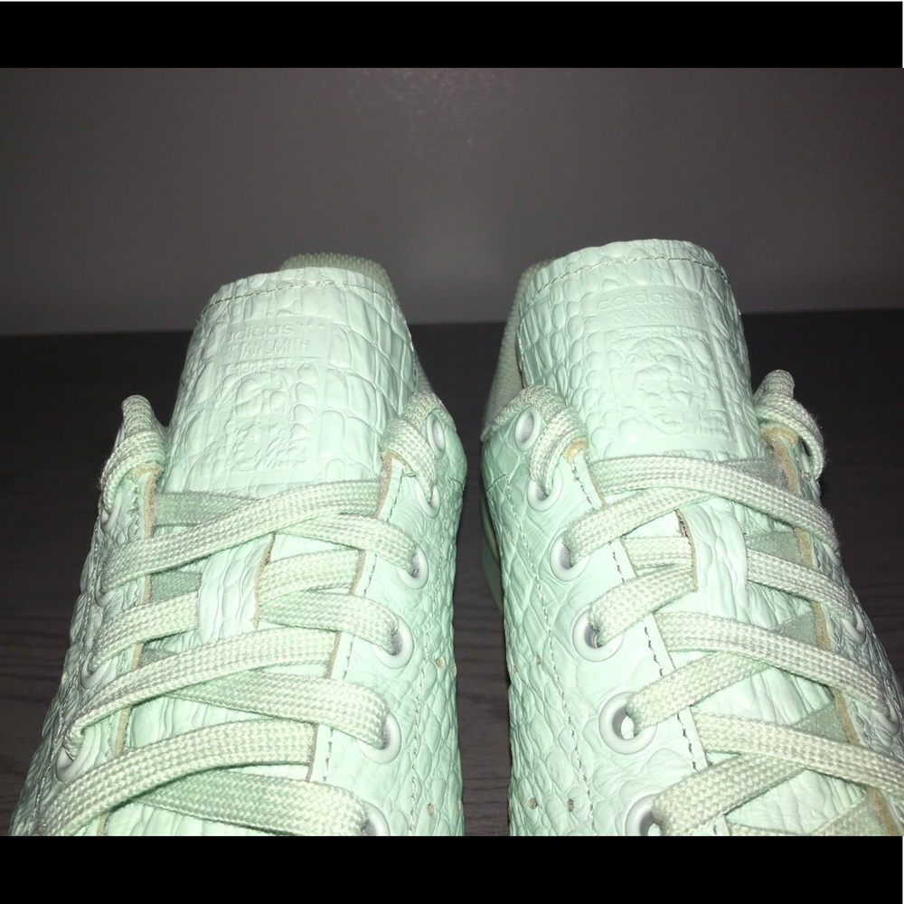 RARE Adidas Stan Smith Reptile Mint/Green Sz 8.5 - Picture 3 of 11